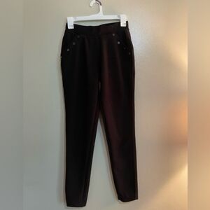 Indero Black Dress Pants Small/ Medium With Pockets